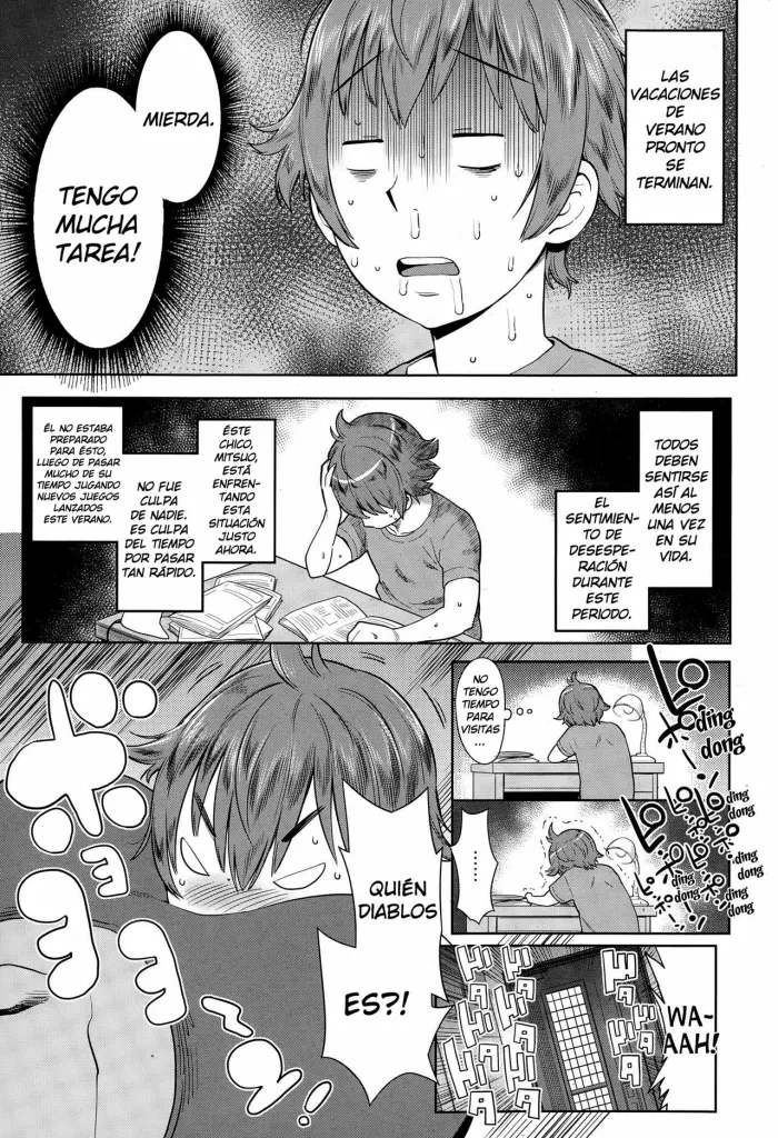 [Agata] Natsu no Owari ni Ijiwaru Nee-chan – My mean elder sister at the end of summer. | Mi Cruel Hermana Mayor al Final del Verano (Manga Bangaichi 2015-03) [Spanish] {Cark-san}