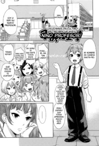[Agata] Sannen Bitch-Gumi, Kodomo Sensei | Las Zorras del Último Año Reciben un Nuevo Niño Profesor (Ane x Pako² [Kyuukyokuban]) [Spanish] [Cark-san]