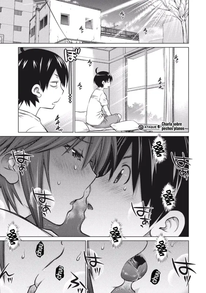 [Aizome Gorou] Hinnyuu Mondou (Ooki Onnanoko wa sukidesu ka? Chap.6) | Charla sobre pechos planos (Te gustan las chicas grandes? Cap.6) [Spanish] [Harenchi no Fansub] [Digital]