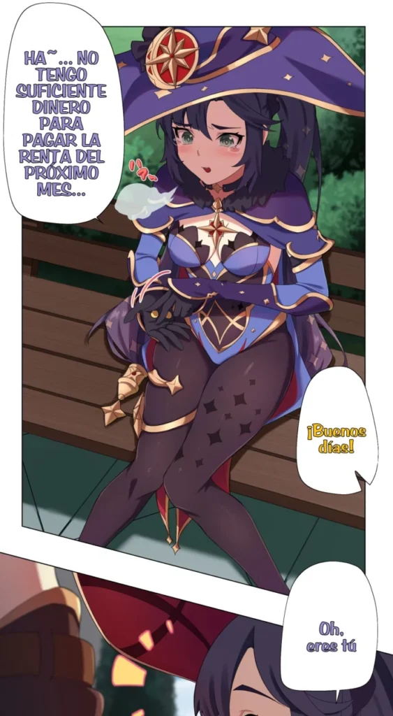 [AngryKuma] Mona Manga (Genshin Impact) [Spanish] [Nameless2]