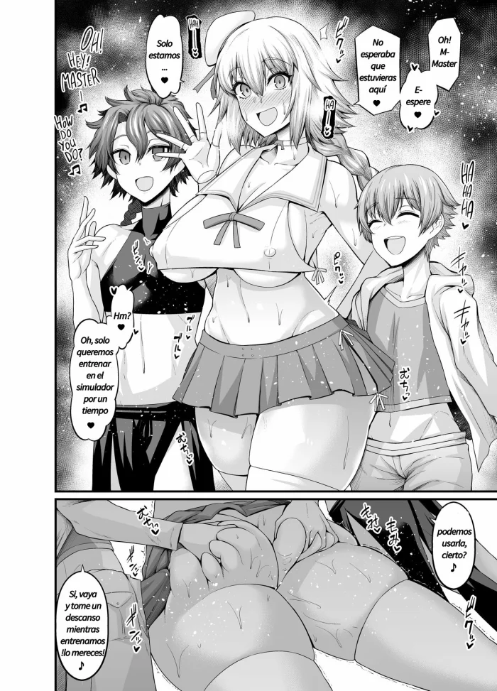 [Ankoman] Jeanne to Issho ni Training | El entrenamiento de Jeanne (Fate/Grand Order) [Spanish]