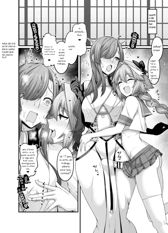 [Ankoman] Miss Crane, Astolfo to Nakayoku Naru (Fate/Grand Order) [Spanish]