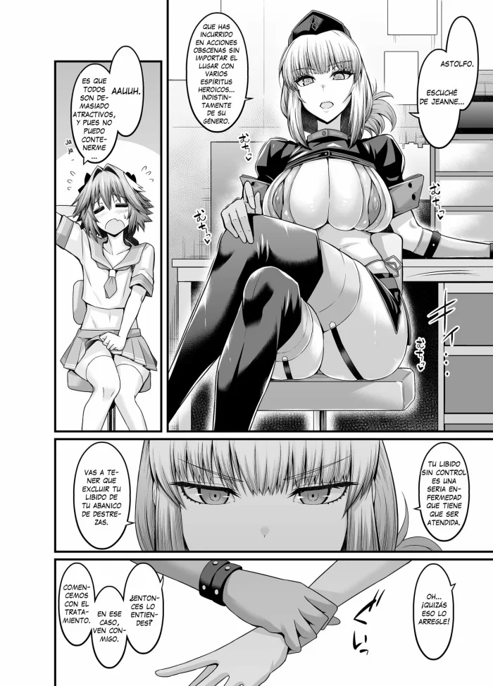 [Ankoman] Nightingale, Astolfo no Chiryou o Suru | Nightingale y el tratamiento de Astolfo (Fate/Grand Order) [Spanish] [NuShocker]