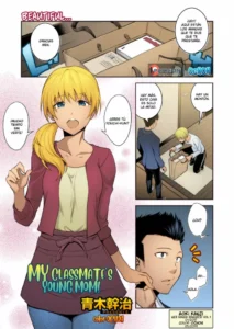 [Aoki Kanji] Doukyuusei no Wakai Haha | My Classmate's Young Mom (Web Manga Bangaichi Vol. 1) [Spanish] [Union Anime] [Colorized]