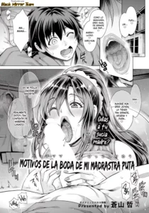 [Aoyama Akira] Inbai Gibo no Kekkon Riyuu | Motivos De La Boda De Mi Madrastra Puta (ANGEL Club 2023-01) [Spanish] [Black Mirror Team] [Digital]