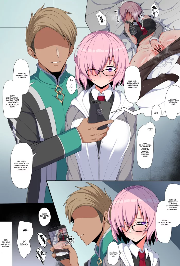 [Arimura Daikon] Saikin Senpai ni Kamatte moraete inai Kouhai Nasubi-chan | Lately Senpai Hasn’t Been Paying Much Attention To His Kouhai Mash (Fate/Grand Order) [Spanish]