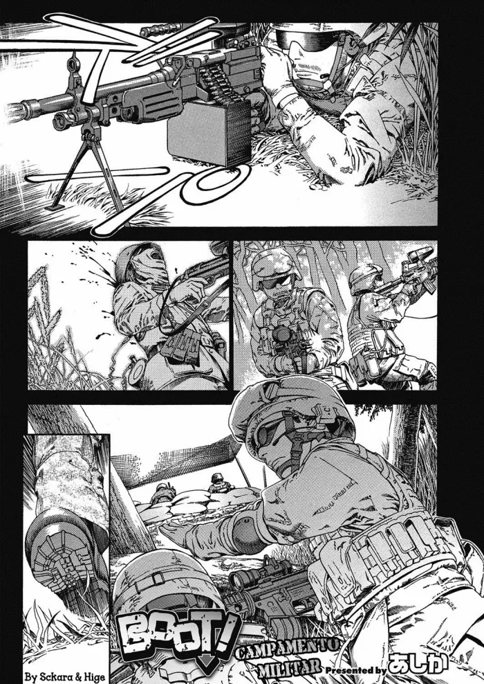 [Ashika] Boot! | Campamento militar (COMIC Megastore Alpha 2014-03) [Spanish] [Hige] [Digital]