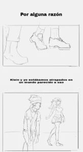 Asuna atrapada en el mundo del juego.
