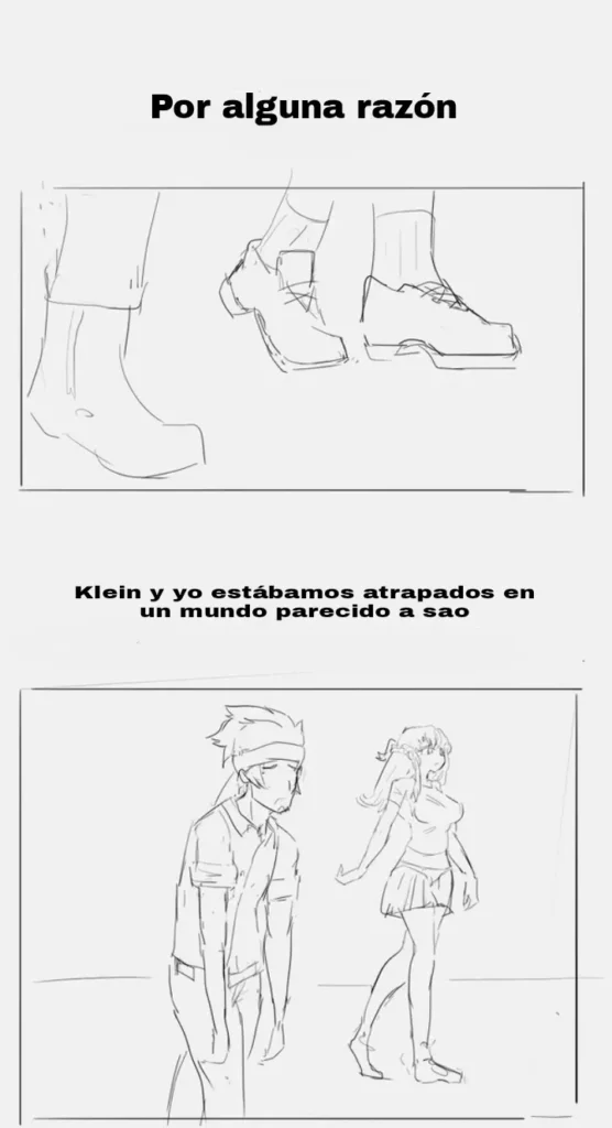 Asuna atrapada en el mundo del juego.