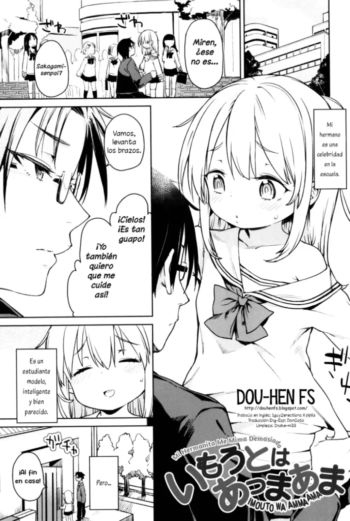 [Atage] Imouto wa Amma Ama | Mi Hermanita me Mima Demasiado (Tsugou ga Yokute Kawaii Mesu.) [Spanish] [Dou-Hen FS]