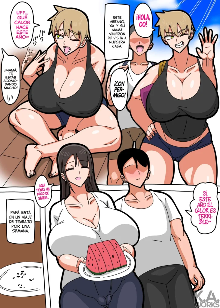 Boshi Soukan Swapping 1 | Intercambio de incesto madre e hijo 1