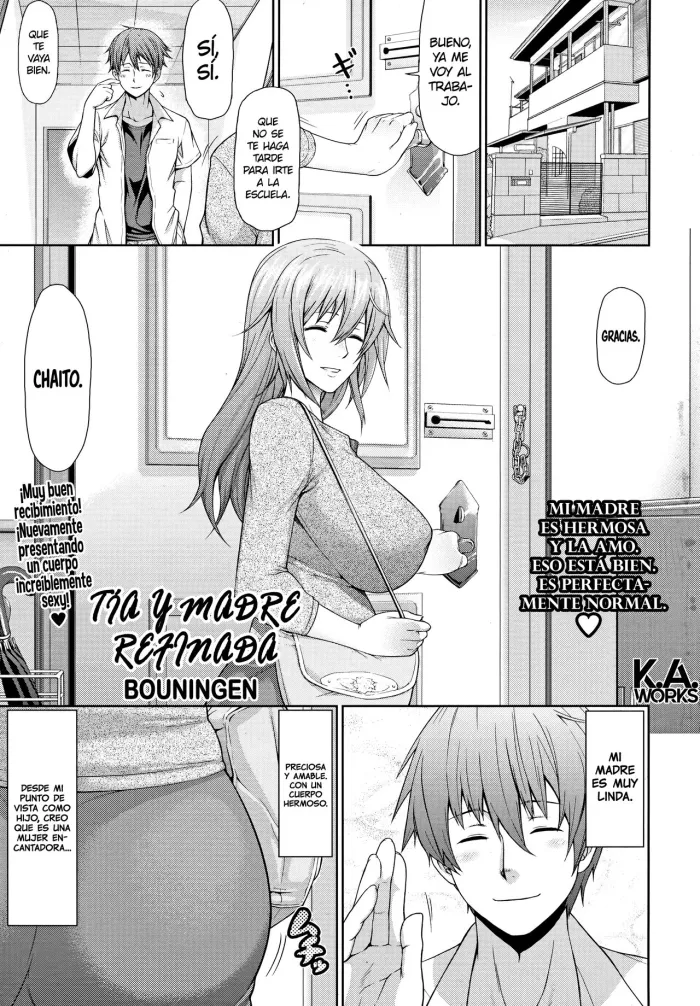 [Bouningen] Oba to Shukubo | Tía y madre refinada (COMIC Tenma 2010-05) [Spanish] [K.A. Works] [Descensored]
