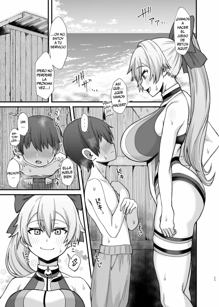 [Butachang] Tomoe Gozen ga Shota ni Batsu Game Sareru Hanashi | A Story of Tomoe Gozen Being Punished by a Shota (Fate/Grand Order) [Spanish]