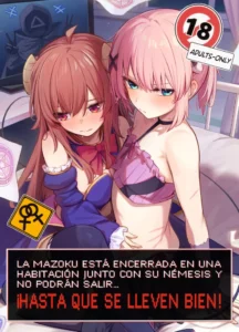(C103) [borusitimaru] ¡La mazoku está encerrada en una habitación junto con su némesis y no podrán salir hasta que se lleven bien! (Machikado Mazoku) (Spanish)