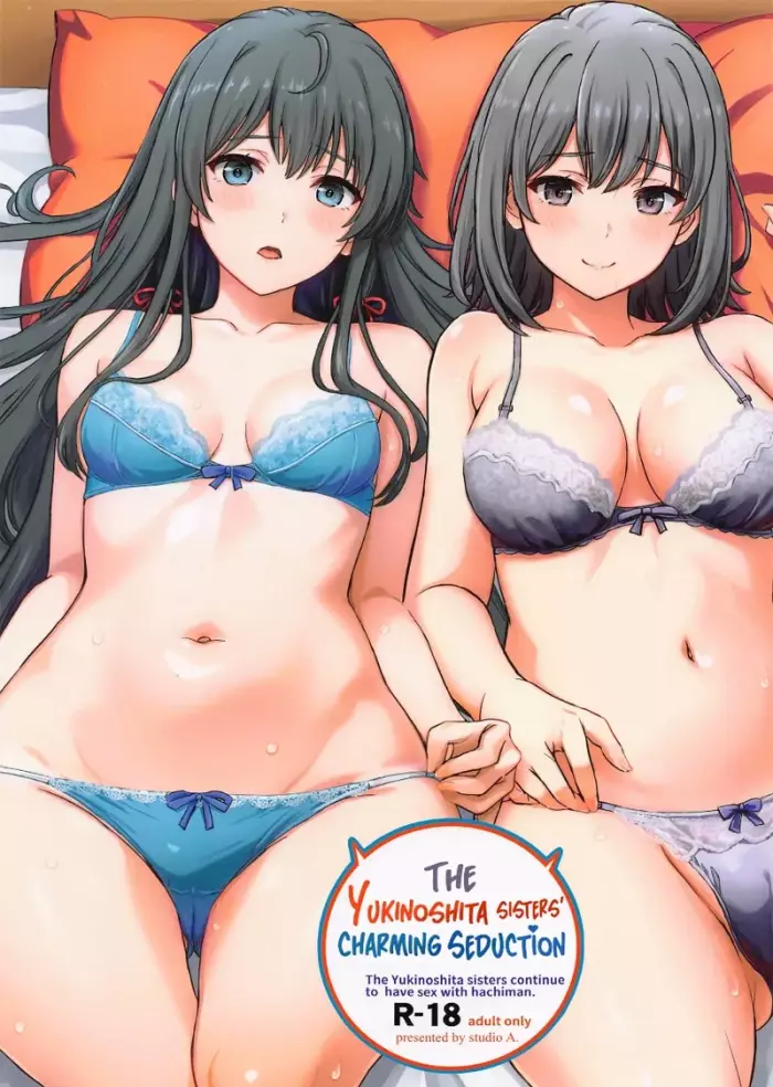 (C103) [studio A (Inanaki Shiki)] Miwakuteki ni Yukinoshita Shimai ga Rouraku Shite Kuru. – The Yukinoshita sisters continue to have sex with hachiman. (Yahari Ore no Seishun Love Come wa Machigatteiru.) [Spanish]