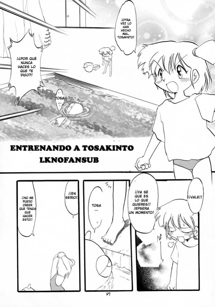 (C55) [Momo No Tsubomi] Torēningu tosakinto (Spanish) LKNOFansub