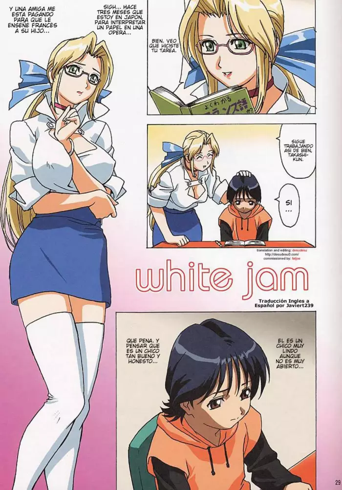(C64) [Ohkura Bekkan (Ohkura Kazuya)] White Jam (Venus 01) (Dead or Alive) [Spanish] [Javiert239]