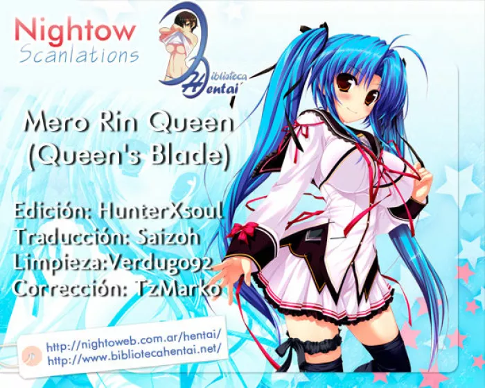 (C76) [Aa, Warera Katou Hayabusa Sentoutai (Katou)] Mero Rin Queen (Queen’s Blade) [Spanish] [Nightow + BibliotecaHentai]