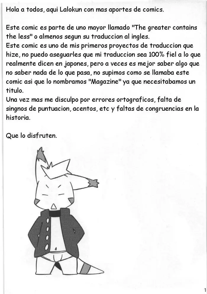 (C76) [Hagu+on→Line (Mikaduki Karasu)] Hyakujuu x Mitsurin (Dai wa Shou o Kaneru?) [Spanish]
