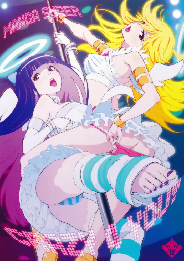 (C79) [Manga Super (Nekoi Mie)] CRAZY 4 YOU! (Panty & Stocking with Garterbelt) [Spanish] [Otakurinos FanSub]
