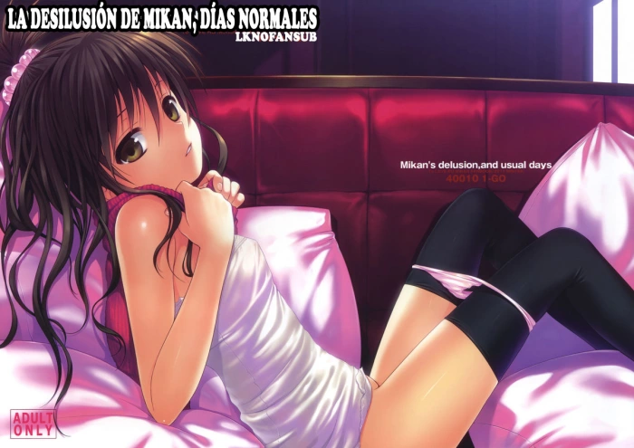 (C81) [40010 1-GO (40010Prototype)] Mikan’s delusion, and usual days (To LOVE-Ru) [Spanish] [LKNOFansub]