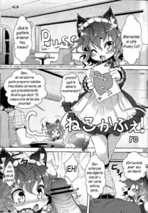 (C81) [Mayoineko (ro)] Neko Cafe! | Kitty Cafe! (Kemokko Lovers 2) [Spanish] [Castle R]