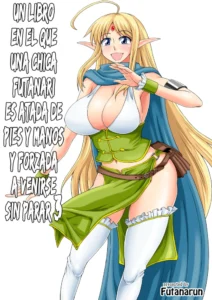 (C84) [Futanarun (Kurenai Yuuji)] Futanari Musume ga Ryouteashi wo Kotei Sarete Nando mo Kyouseiteki ni Shasei Saserareru dake no Hon 3 | A Book where a Futanari Girl is Bound Hand and Foot and Forced to Cum Countless Times 3 [Spanish] [Thrommer]
