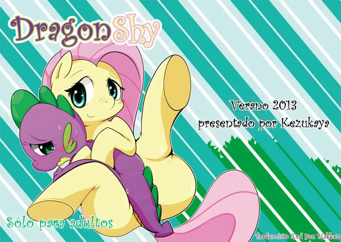 (C84) [Kezukaya (Ichiba)] DragonShy (My Little Pony: Friendship is Magic) [Spanish] [Red Fox Makkan] [Decensored]