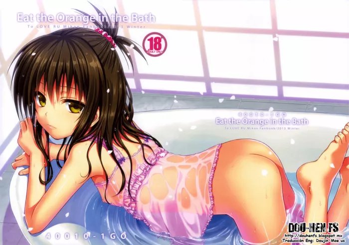 (C85) [40010 1-GO (40010Prototype)] Eat the Orange in the Bath (To LOVE-Ru) [Spanish] [Dou-Hen FS]