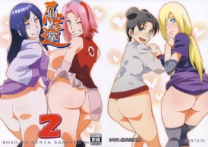 (C85) [Karakishi Youhei-dan Shinga (Sahara Wataru, Sentarou)] Saboten Nindou 2 (Naruto) [Spanish] [Moltak] [Incomplete]