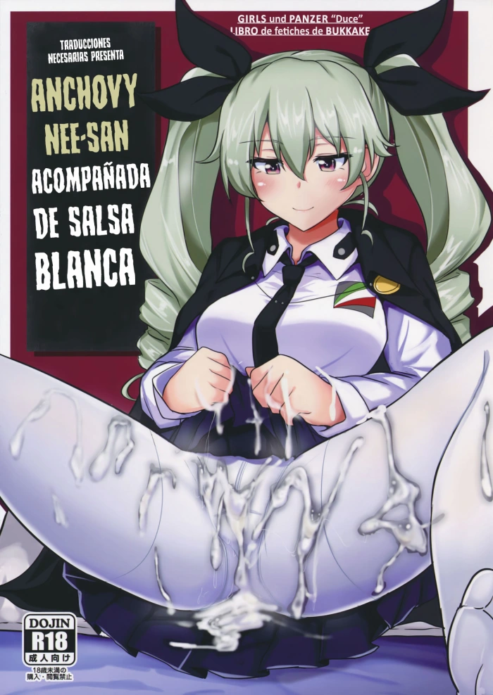 (C90) [Hakuginmokusei (Poshi)] Anchovy Nee-san White Sauce Zoe – Anchovy-neesan acompañada de salsa blanca (Girls und Panzer) [Español] [Traducciones necesarias]