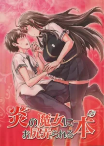 (C91) [Shichimen Soka (Sturkey)] Honoo no Majo ni Oshiri Ijirareru Hon (Witch Craft Works) [Spanish] [ElMoeDela8]