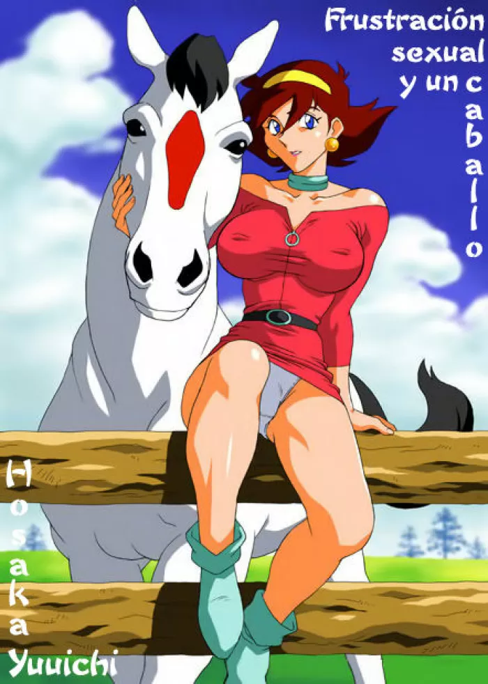 [Chichikemo (Hosaka Yuuichi)] Uma to Yokkyuu Fuman Tsuma | Frustración Sexual y un Cabalo (G Gundam) [Spanish] [Keta-I no Fansub] [Decensored]