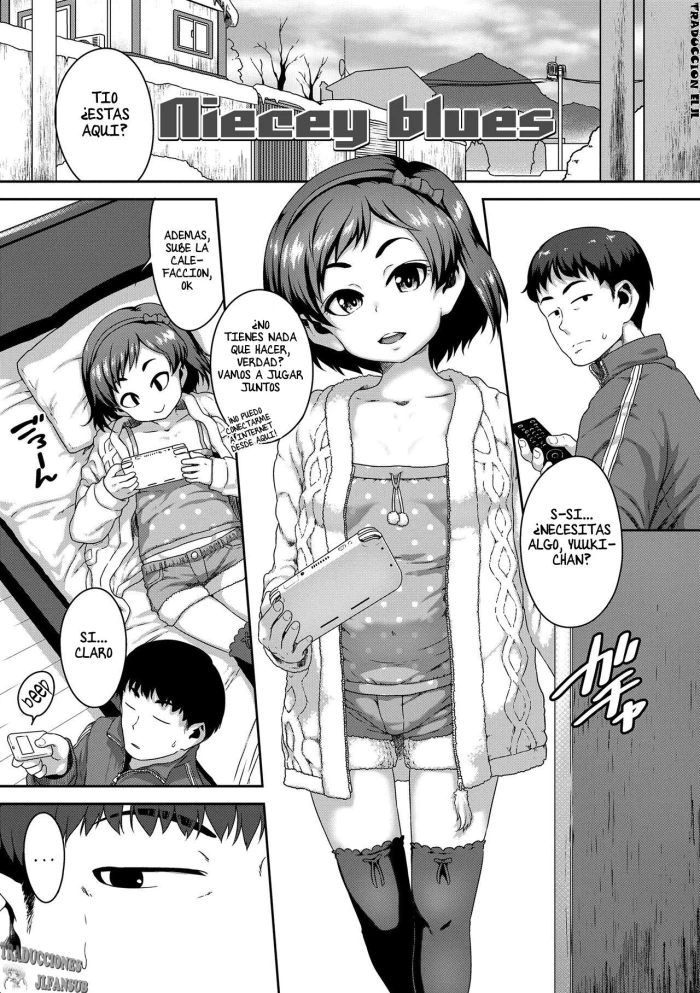 [Chiguchi Miri] Mei be blue | Niecey Blues (Ikenai Koto kamo…) [Spanish][Traducciones JL] [Decensored] [Digital]