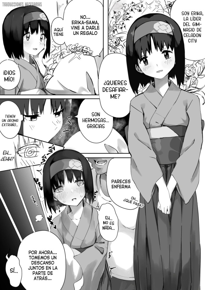 [Chiizu Ore] Erika-sama Manga (Pokémon) [Español] [Traducciones necesarias]