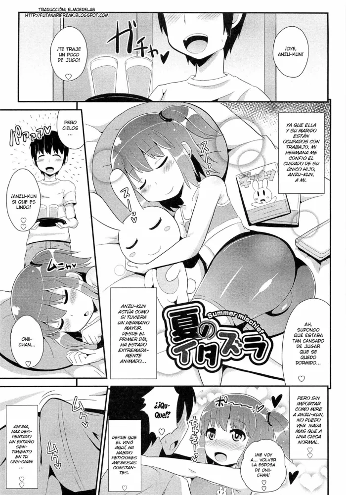 [Chinzuriina] Natsu no Itazura (Chin COMPLETE) [Spanish] [elmoedela8]