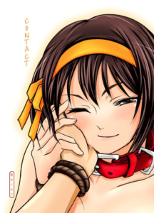 (COMIC1☆2) [Mousou Kai no Juunin wa Ikiteiru. (Kan Danchi)] Fureai | Contact (The Melancholy of Haruhi Suzumiya) [Spanish]