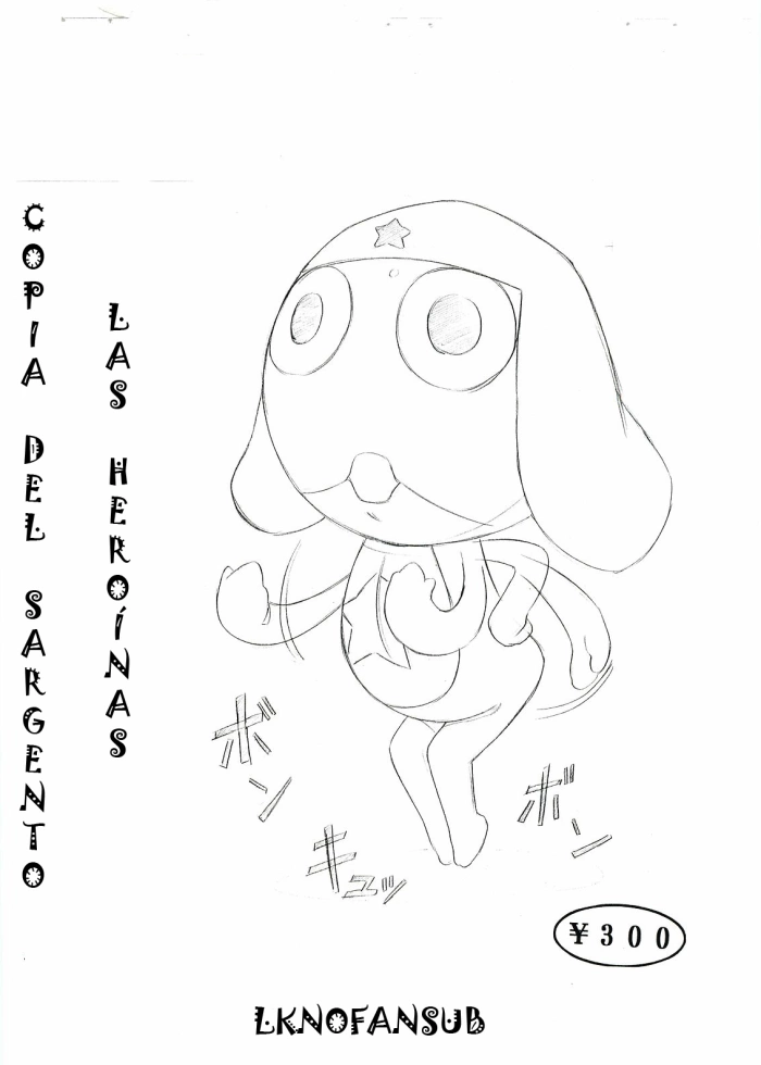(CR35) [Momonga Club (Hayashibara Hikari)] Keroro Gunsou teki Heroine Inga Rough Copy shuu 2004/04/29 Gou (Keroro Gunsou) [Spanish] [LKNOFansub]