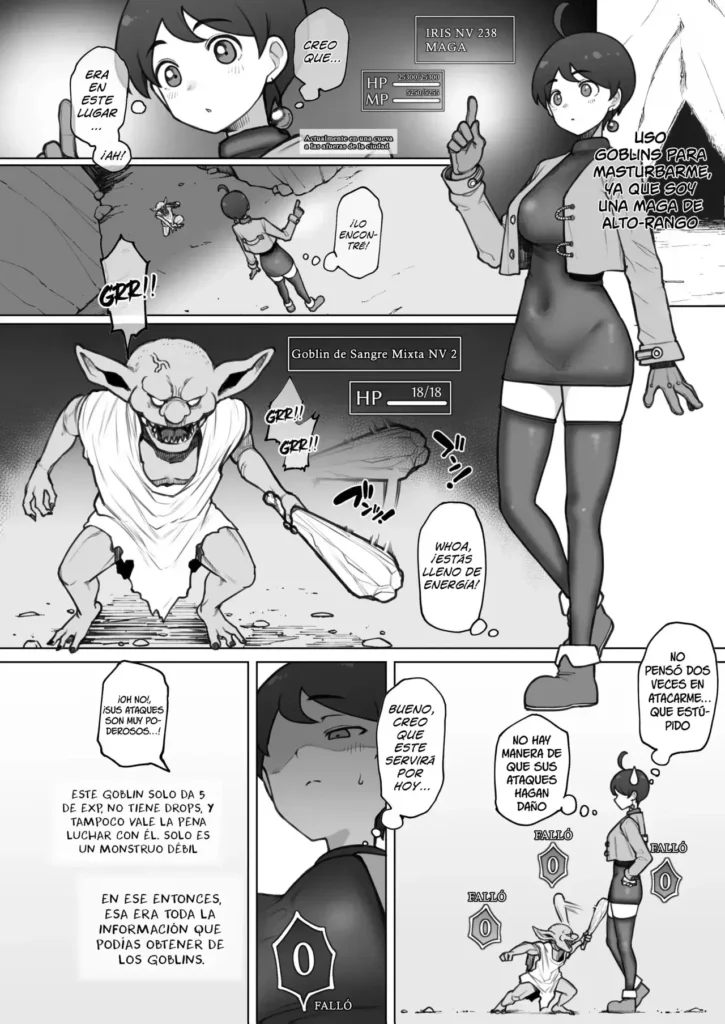 Dai Mahoutsukai no Boku ga Goblin de Onanie Shita Sei de｜Uso Goblins para Masturbarme, ya que Soy una Maga de Alto Rango