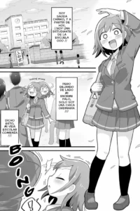 [Dakkoku Kidoutai S.A.C (Dakkoku Jiro)] Futanari Dekachin School Life [Spanish]