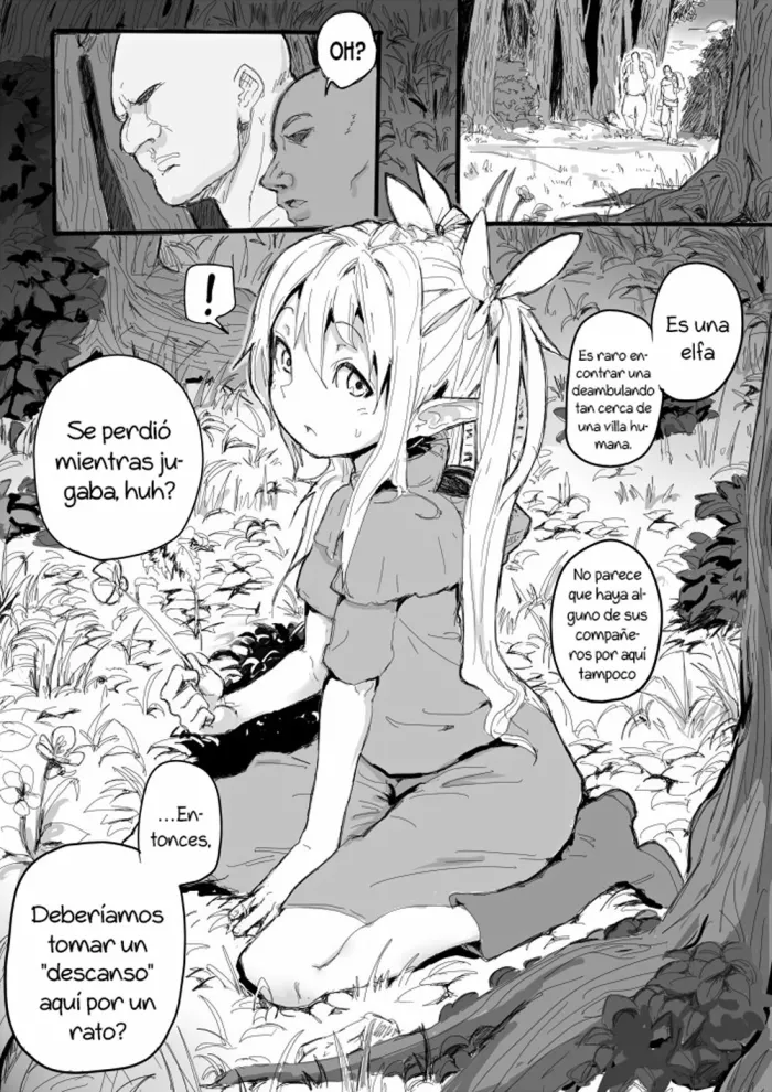 [Danrenji] Elf no Youjo ga Itanode Mechakucha Yatta Hanashi [Spanish] [NovaScans] [Decensored]