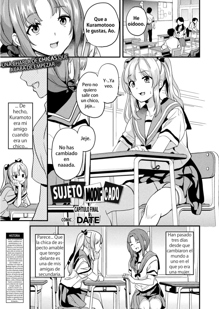 [DATE] Kaihen Taishou Saishuuhen | Sujeto Modificado Capítulo Final (COMIC Unreal 2021-12 Vol. 94) [Spanish] [Hentai TSF] [Digital]