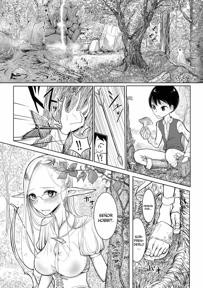 [Dhibi] Elf Songikai Koushiki Sakusei Manual | The Elf Village Council Official Sexual Extraction Manual (2D Comic Magazine Ishukan Haramase Bakemono Seieki de Shikyuu o Mitasareru Onna-tachi Vol. 2) [Spanish] [GhostClownFansub] [Digital]