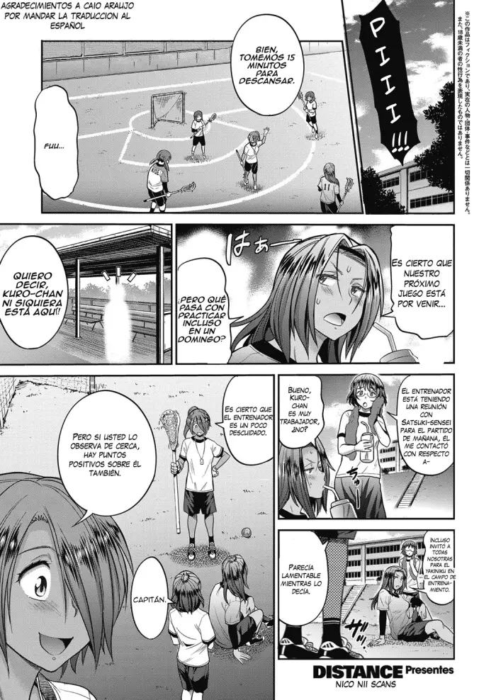 [DISTANCE] Joshi Lacu! – Girls Lacrosse Club ~2 Years Later~ Ch. 1.5 (COMIC ExE 06) [Spanish] [Nico Nii Scans] [Digital]