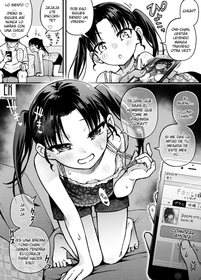 [Doji Ro] Okane o Harau to Doutei o Moratte Kureru Giri no Imouto [Spanish]