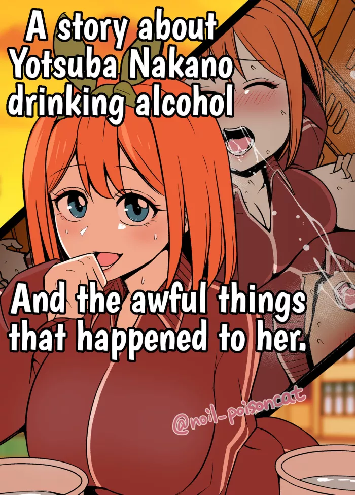 [Dokuneko Noil] Nakano Yotsuba ni Osake o Nomasete Warui Koto o Suru Hanashi | Una historia sobre Yotsuba Nakano bebiendo alcohol y las cosas horribles que le sucedieron. (Gotoubun no Hanayome) [Spanish] [Kuhaku]