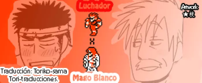 Doujinshi Final fantasy Parody – Luchador x Mago blanco – Spanish