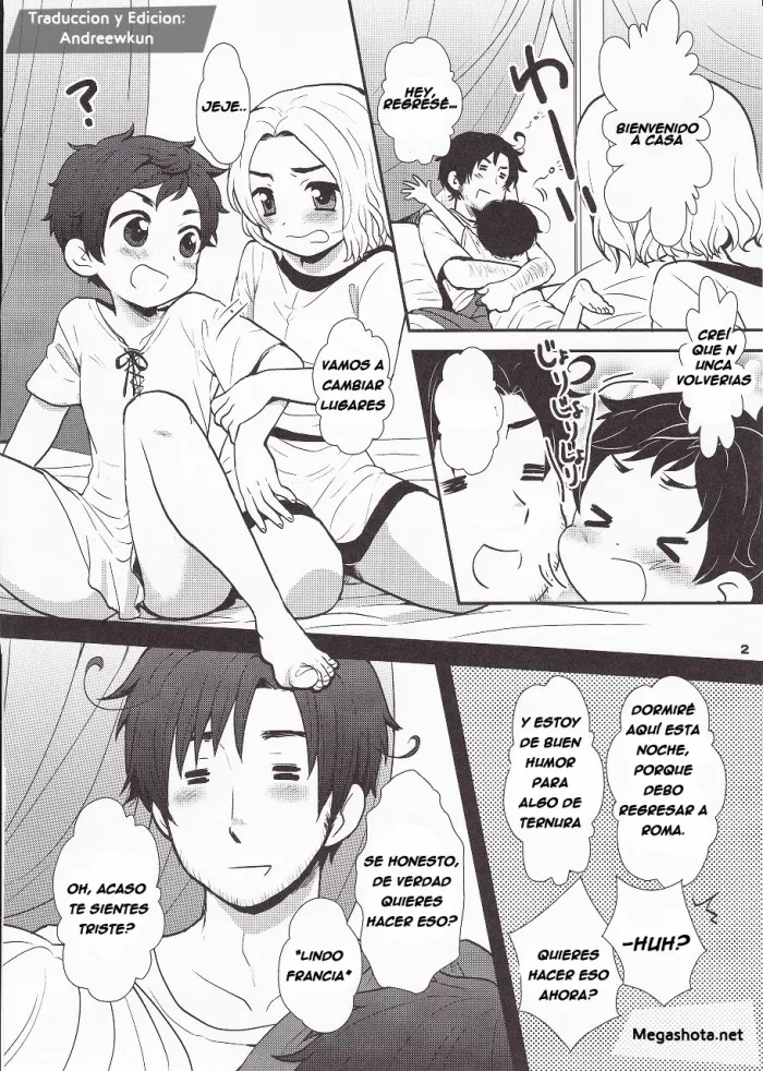 [Doujinshi] Romio (Kapool) – Oyabun ori Bon (Axis Powers Hetalia) [Español]