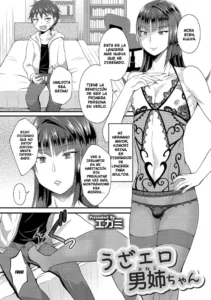 [Egami] UzaEro Onee-chan (Otokonoko HEAVEN Vol. 44) [Spanish] [Traps,Milfs and Lolis Scan] [Digital]