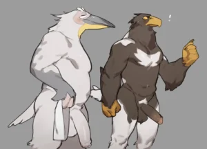 El Pelicano y el Águila de Cola Blanca/Pelican and White-tailed Eagle (uncensored)